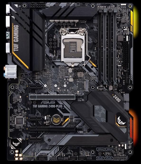 Asus Z490 TUF GAMING PLUS LGA1200 DDR4 ATX main image