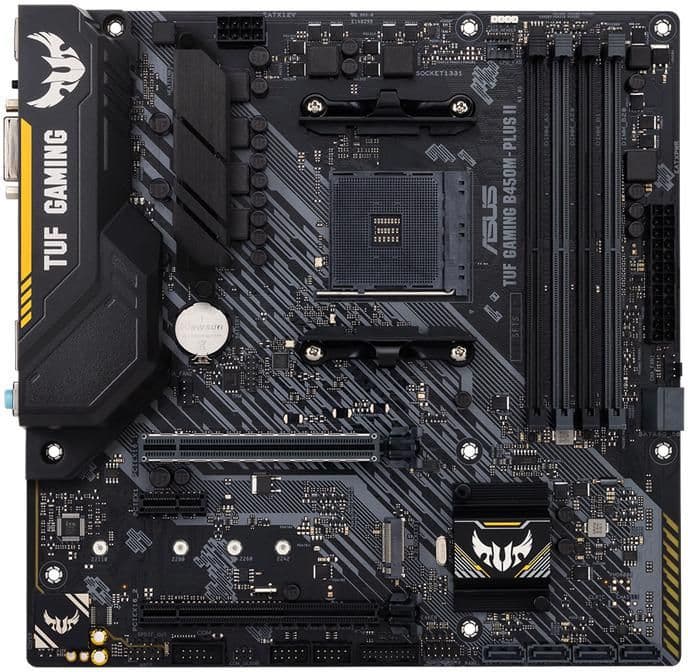 Asus B450 TUF GAMING B450M-PLUS II AM4 DDR4 Micro ATX image