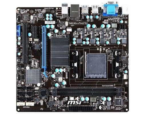 MSI AMD 760G 760GMA-P34(FX) AM3+ DDR3 Micro ATX main image