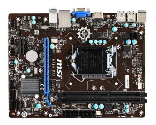 MSI H81 M-E33 DDR3 Micro ATX image