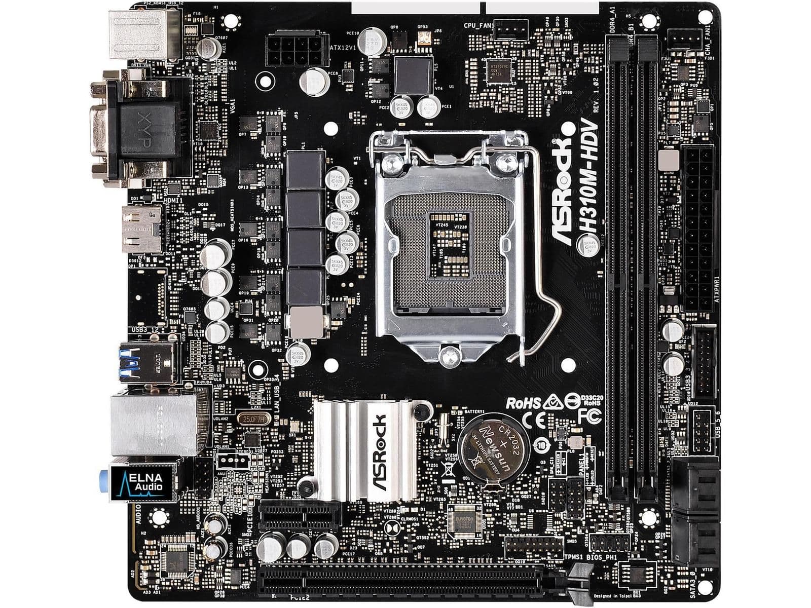 ASRock H310 H310M-HDV LGA1151 DDR4 Micro ATX main image