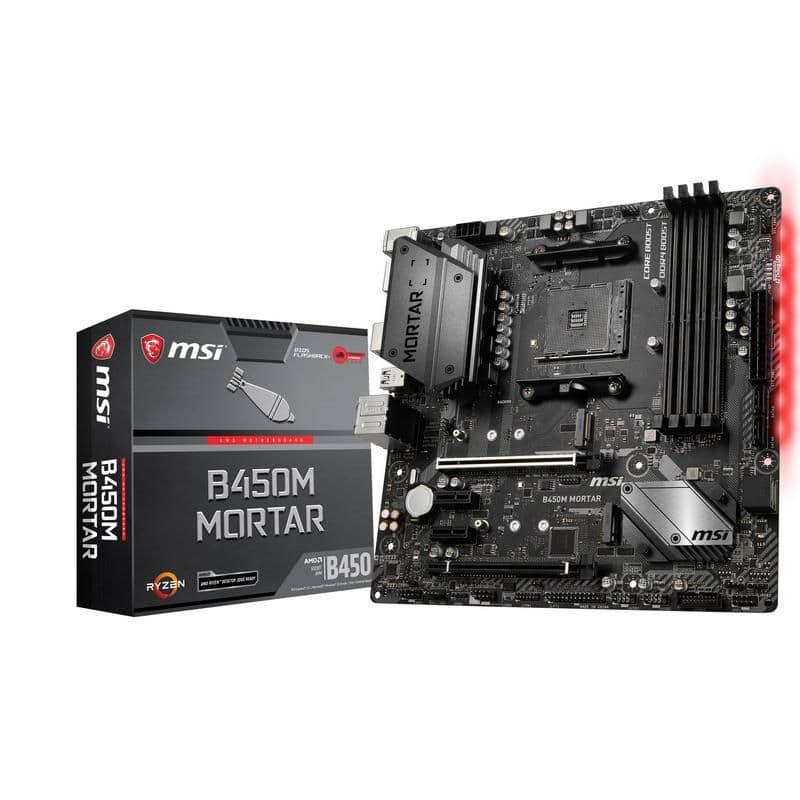 MSI B450M MORTAR AM4 DDR4 Micro ATX image