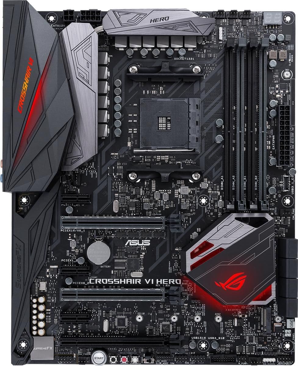 Asus CROSSHAIR VI HERO ATX AM4 main image