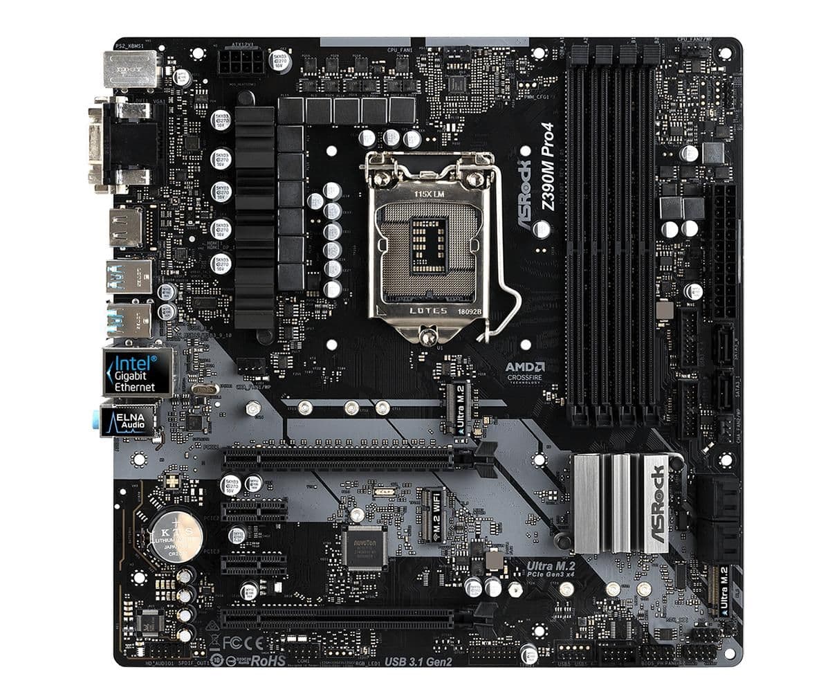 ASRock Z390M Pro4 DDR4 Micro ATX main image