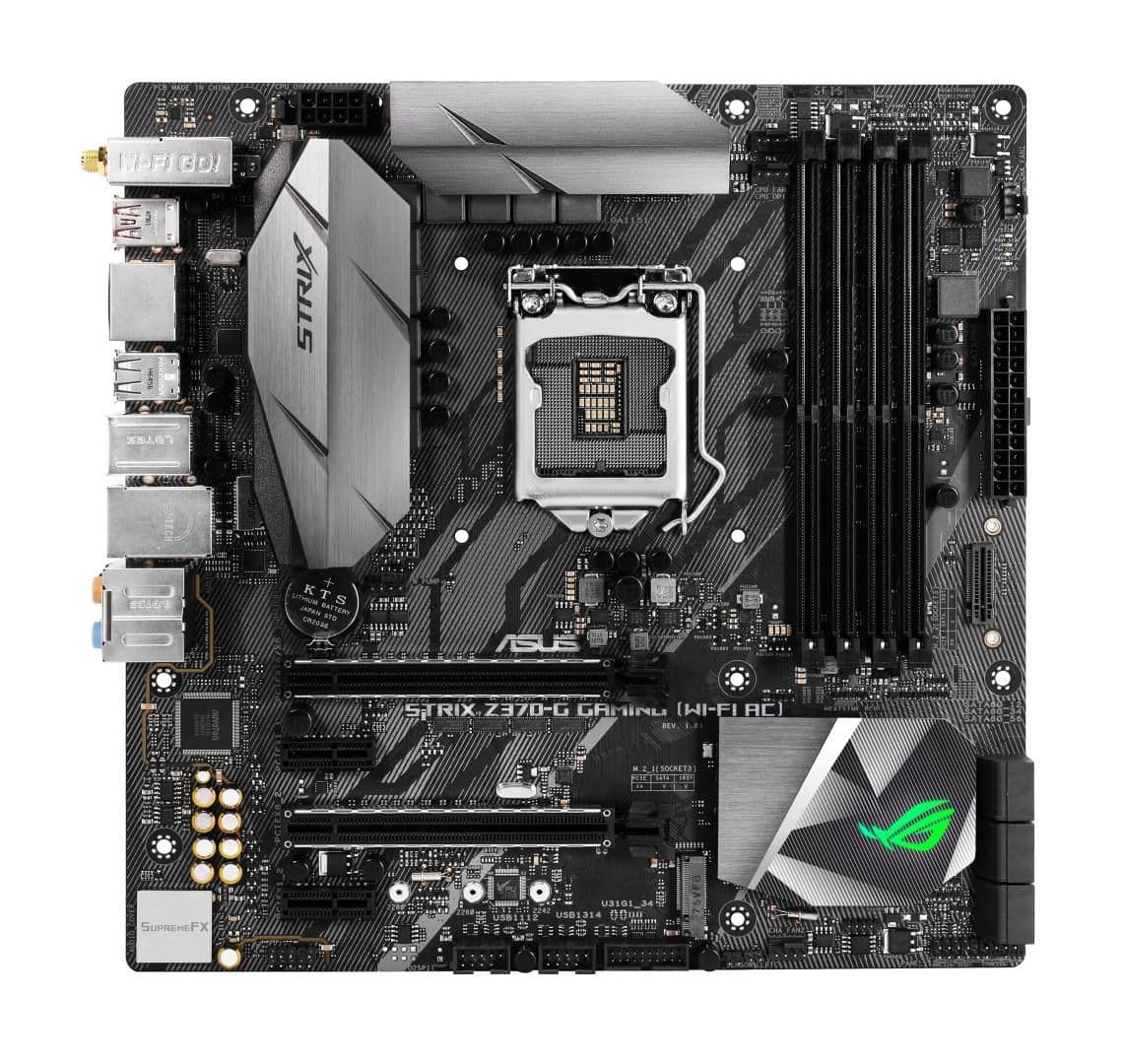 Asus Z370 ROG STRIX Z370-G GAMING (WI-FI AC) DDR4 Micro ATX image