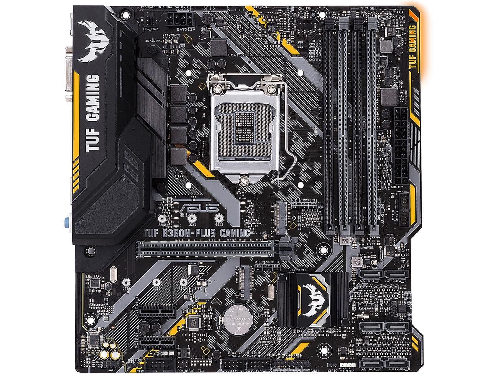 Asus B360 TUF B360M-PLUS GAMING LGA1151 DDR4 Micro ATX image