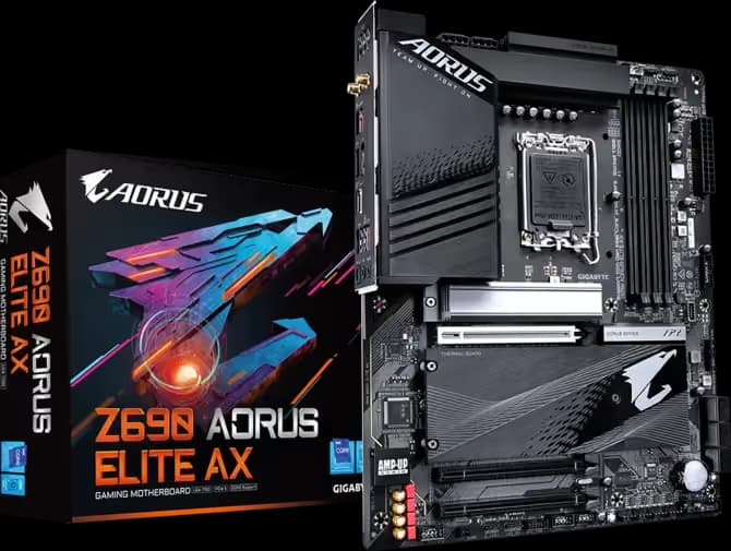 Gigabyte Z690 AORUS ELITE AX (rev. 1.4) DDR5 ATX main image