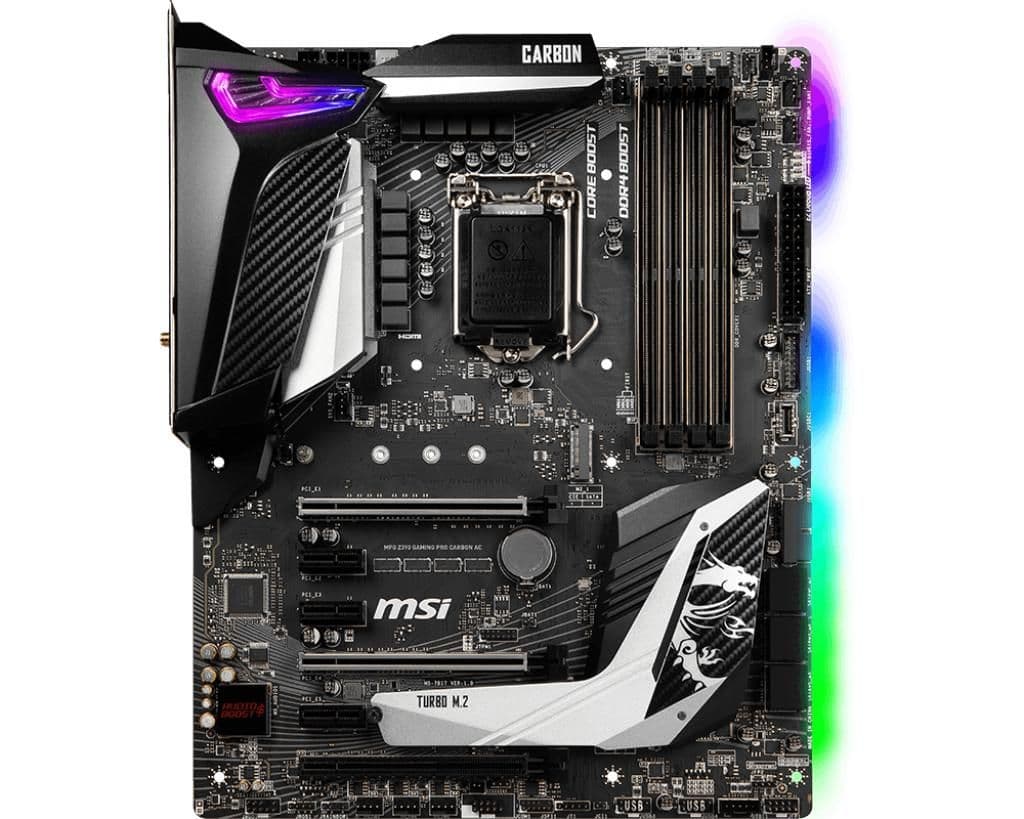 MSI Z390 MPG GAMING PRO CARBON AC DDR4 ATX main image