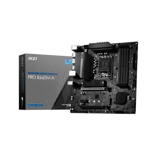 MSI B660 PRO B660M-A LGA1700 DDR4 Micro ATX image