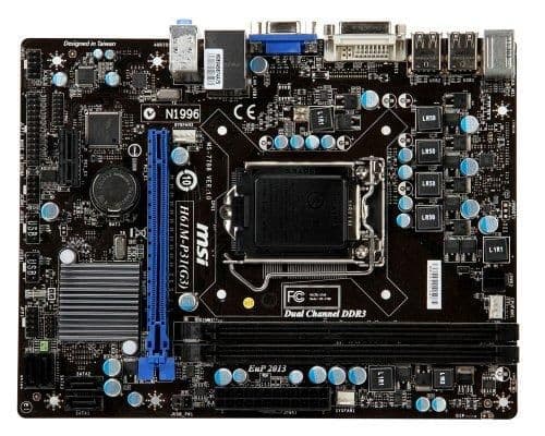 MSI H61 H61M-P31 (G3) LGA1155 DDR3 Micro ATX main image