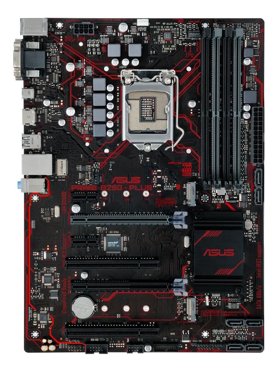 Asus B250 PRIME PLUS LGA1151 DDR4 ATX main image