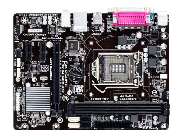 Gigabyte H81 GA-H81M-DS2 LGA1150 DDR3 Micro ATX image
