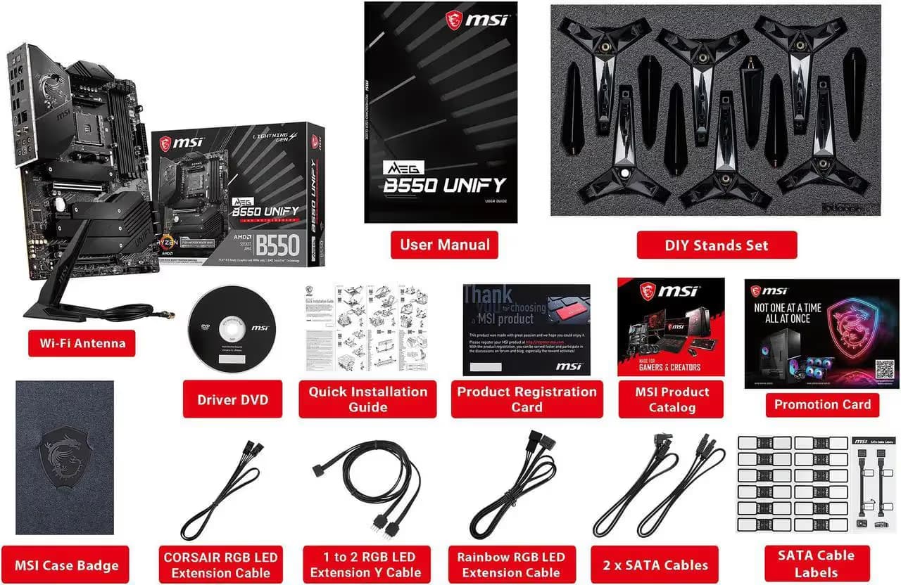 MSI B550 MEG UNIFY AM4 DDR4 ATX image