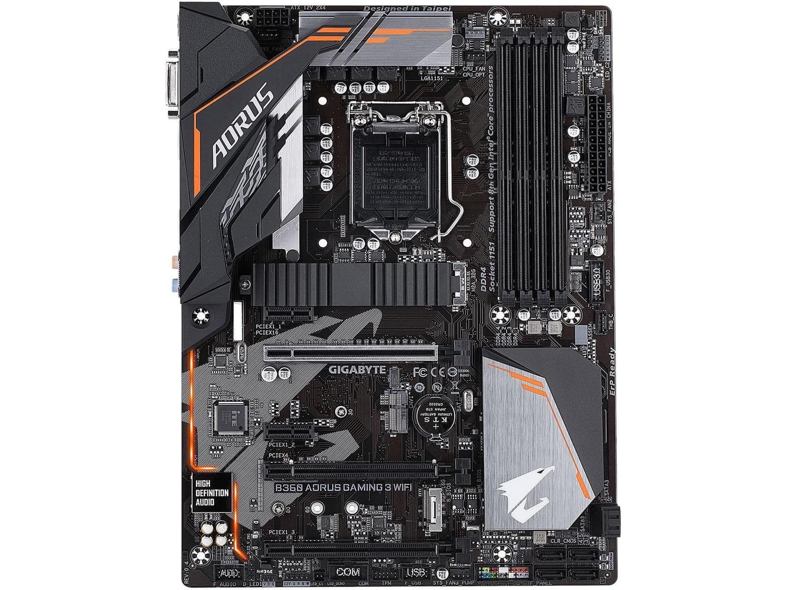 Gigabyte B360 AORUS Gaming 3 WIFI DDR4 ATX image