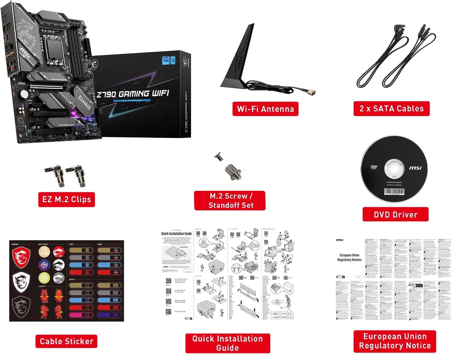 MSI Z790 GAMING PLUS WIFI7 DDR5 ATX image