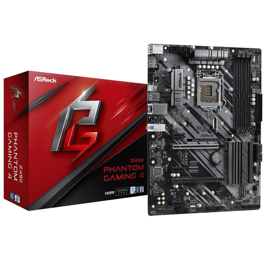 ASRock Z490 Phantom Gaming 4 DDR4 ATX main image