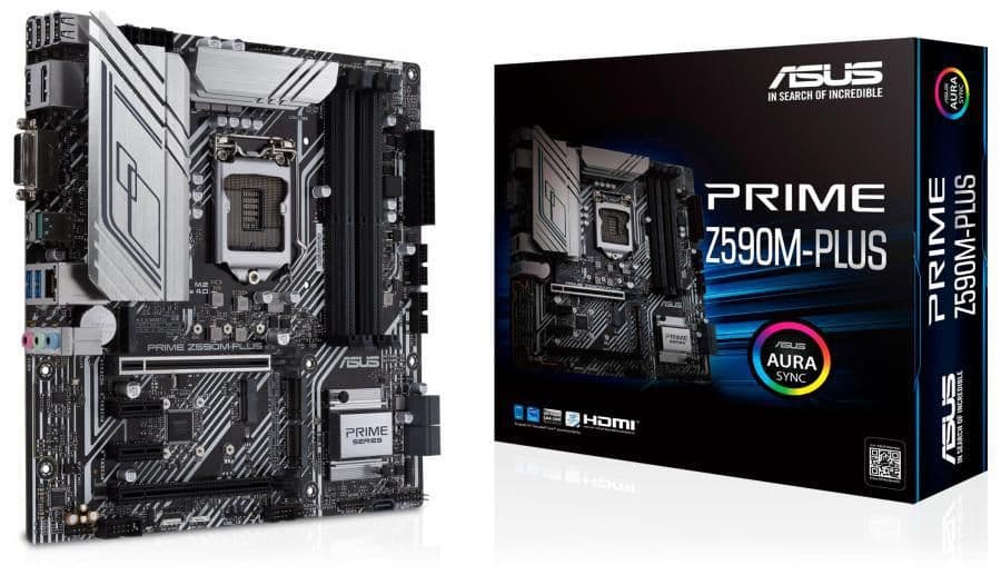 Asus Z590 PRIME Z590M-PLUS LGA1200 DDR4 Micro ATX image