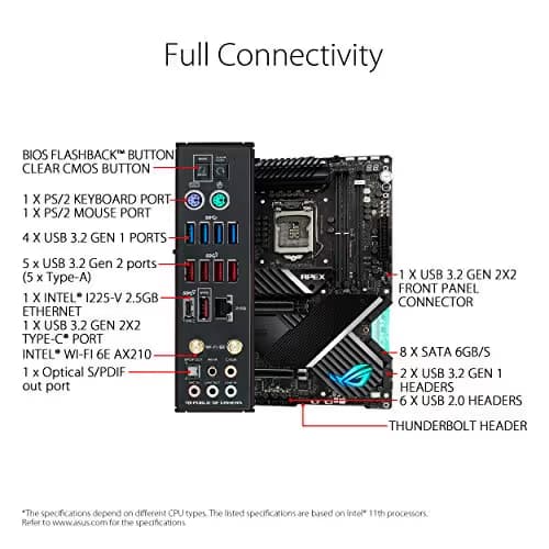 Asus ROG Maximus XIII Apex Z590 WIFI DDR4 ATX image