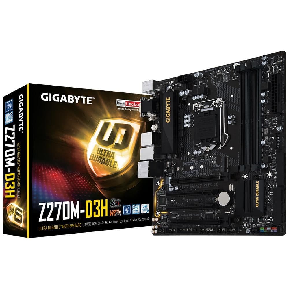Gigabyte Z270 GA-Z270M-D3H DDR4 Micro ATX image