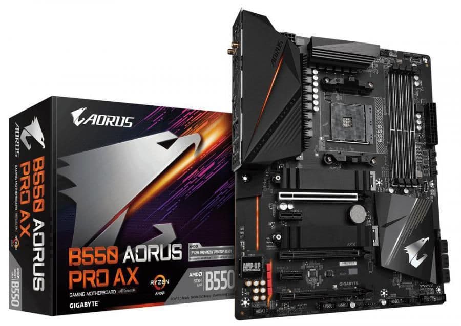 Gigabyte B550 AORUS PRO AX AM4 DDR4 ATX image