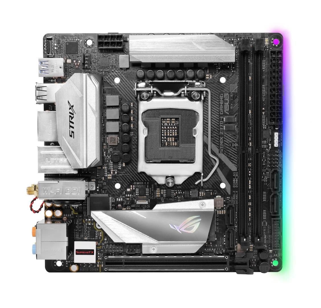 ASUS Z370 ROG Strix Z370-I Gaming LGA1151 DDR4 Mini ITX image