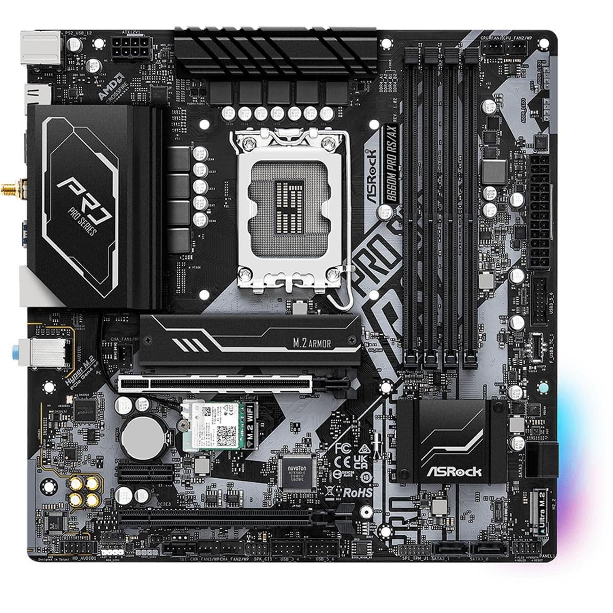 ASRock B660M Pro RS/ax DDR4 Micro ATX main image