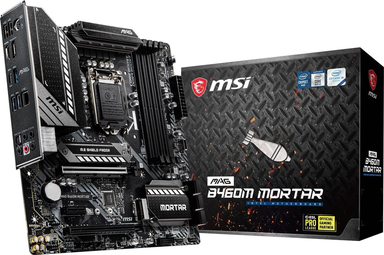 MSI B460 MAG B460M MORTAR DDR4 Micro ATX image