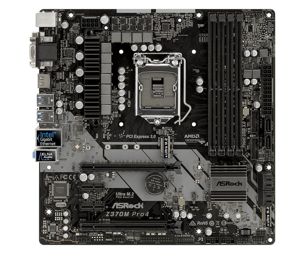 ASRock Z370 M Pro4 DDR4 Micro ATX main image