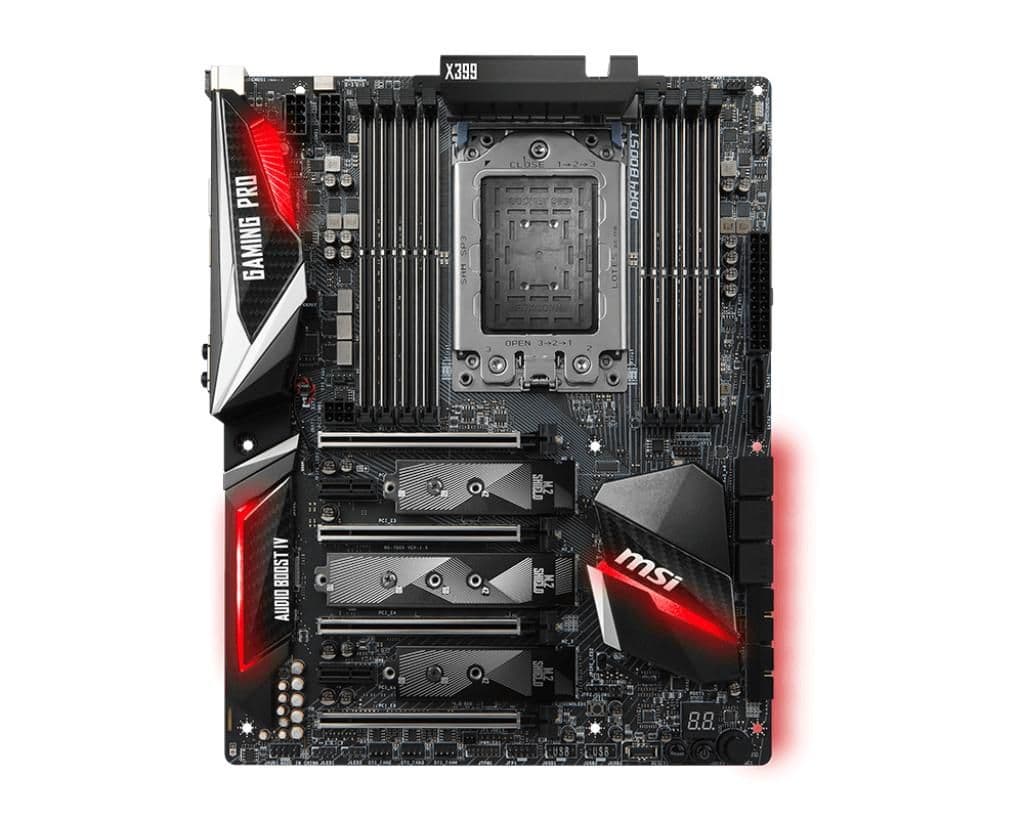MSI X399 GAMING PRO CARBON AC sTR4 DDR4 ATX image
