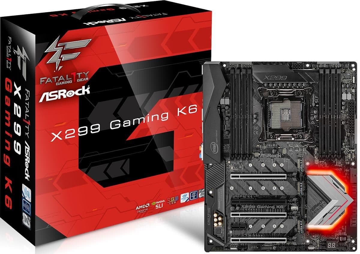 ASRock X299 Fatal1ty Gaming K6 DDR4 ATX main image