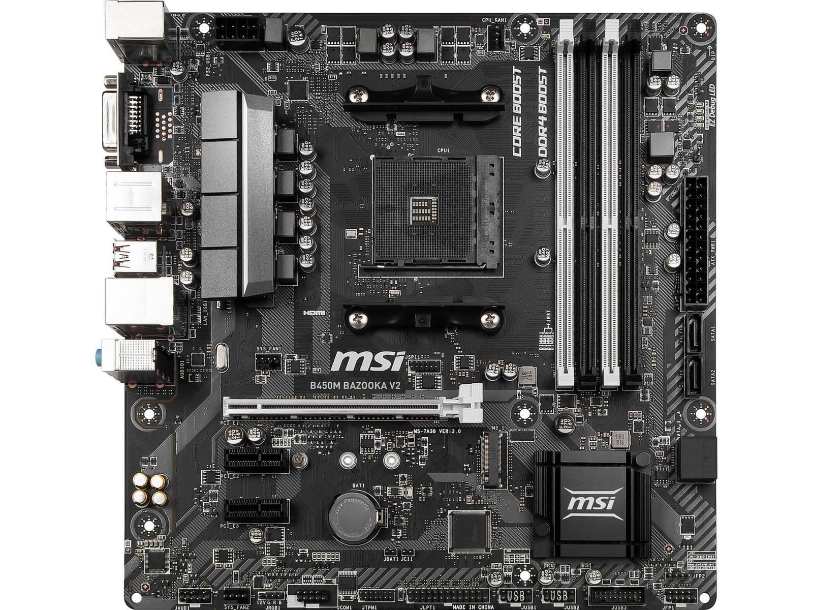 MSI B450M BAZOOKA V2 AM4 DDR4 Micro ATX image