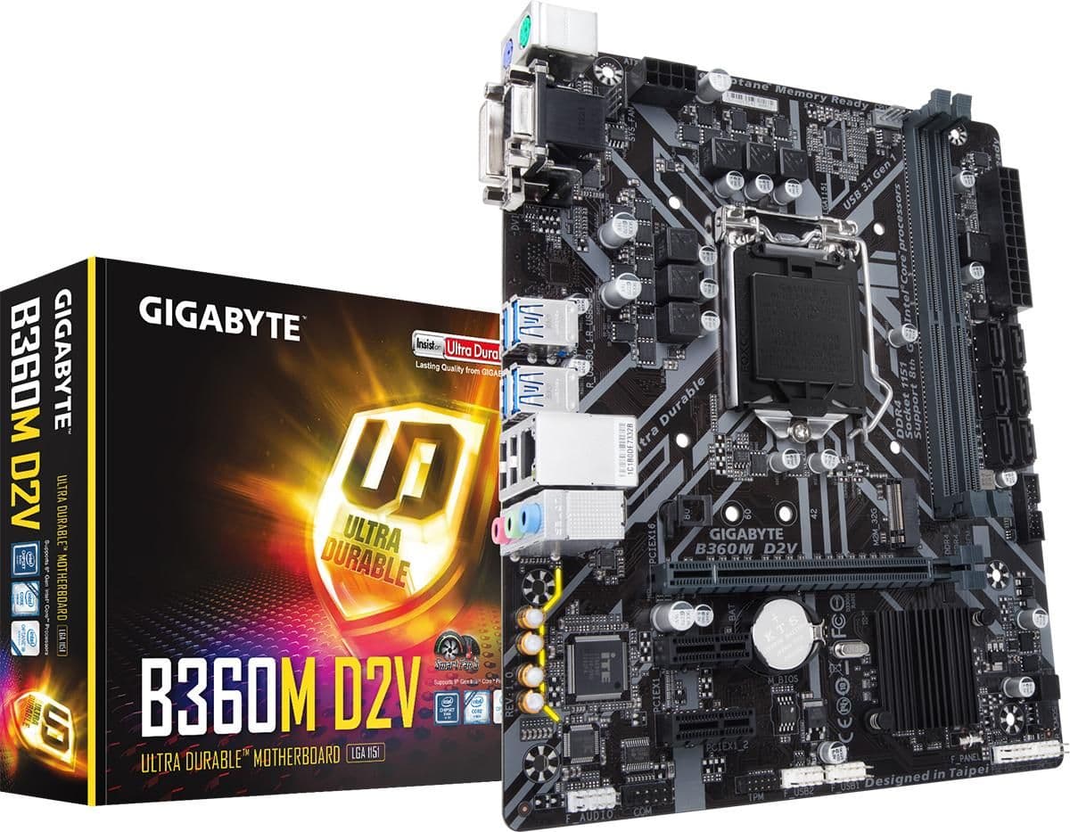 Gigabyte B360M D2V LGA1151 DDR4 Micro ATX image