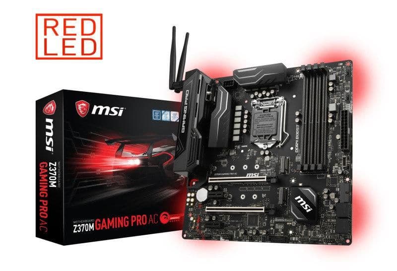 MSI Z370M GAMING PRO AC LGA1151 DDR4 Micro ATX image