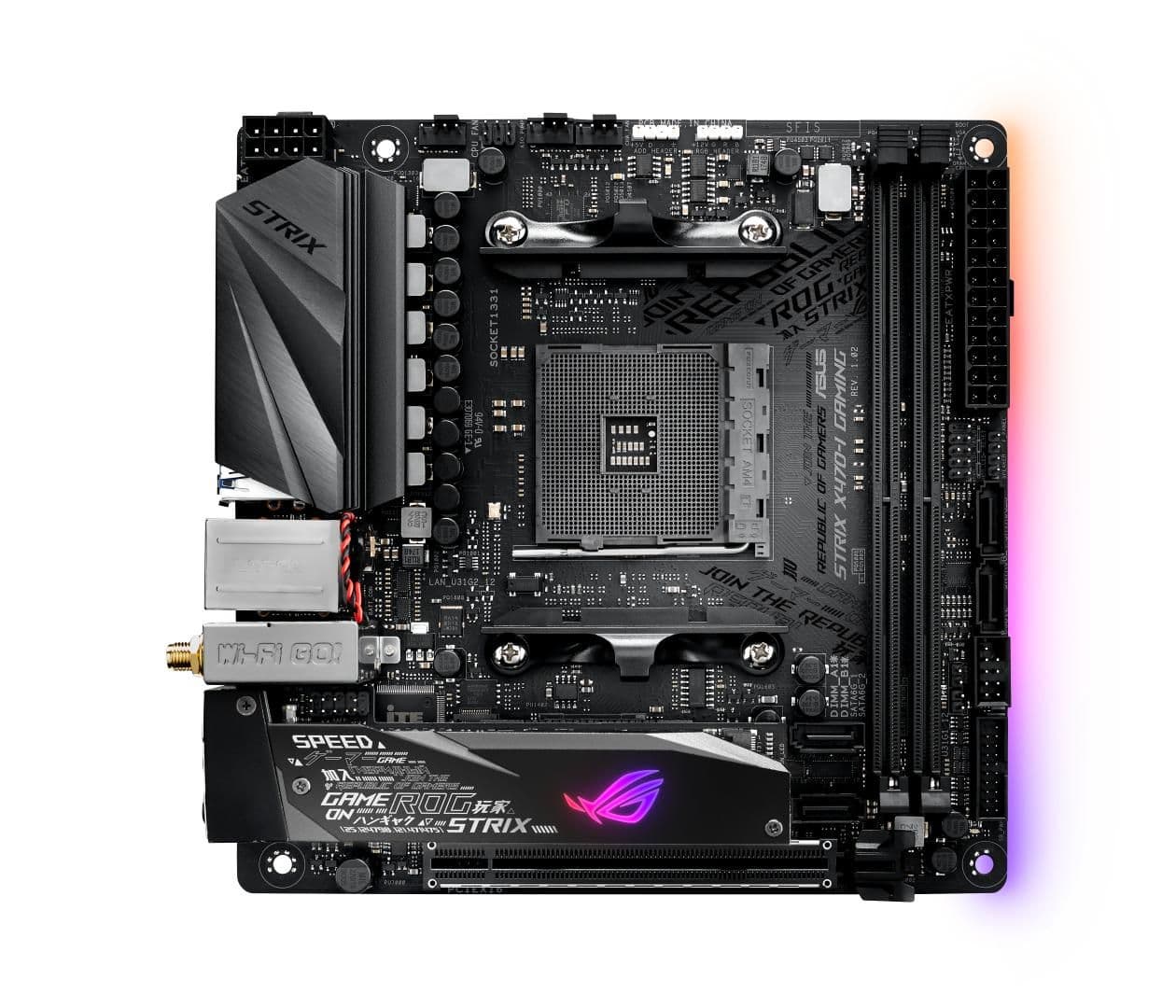 Asus X470 ROG STRIX I GAMING DDR4 Mini ITX main image