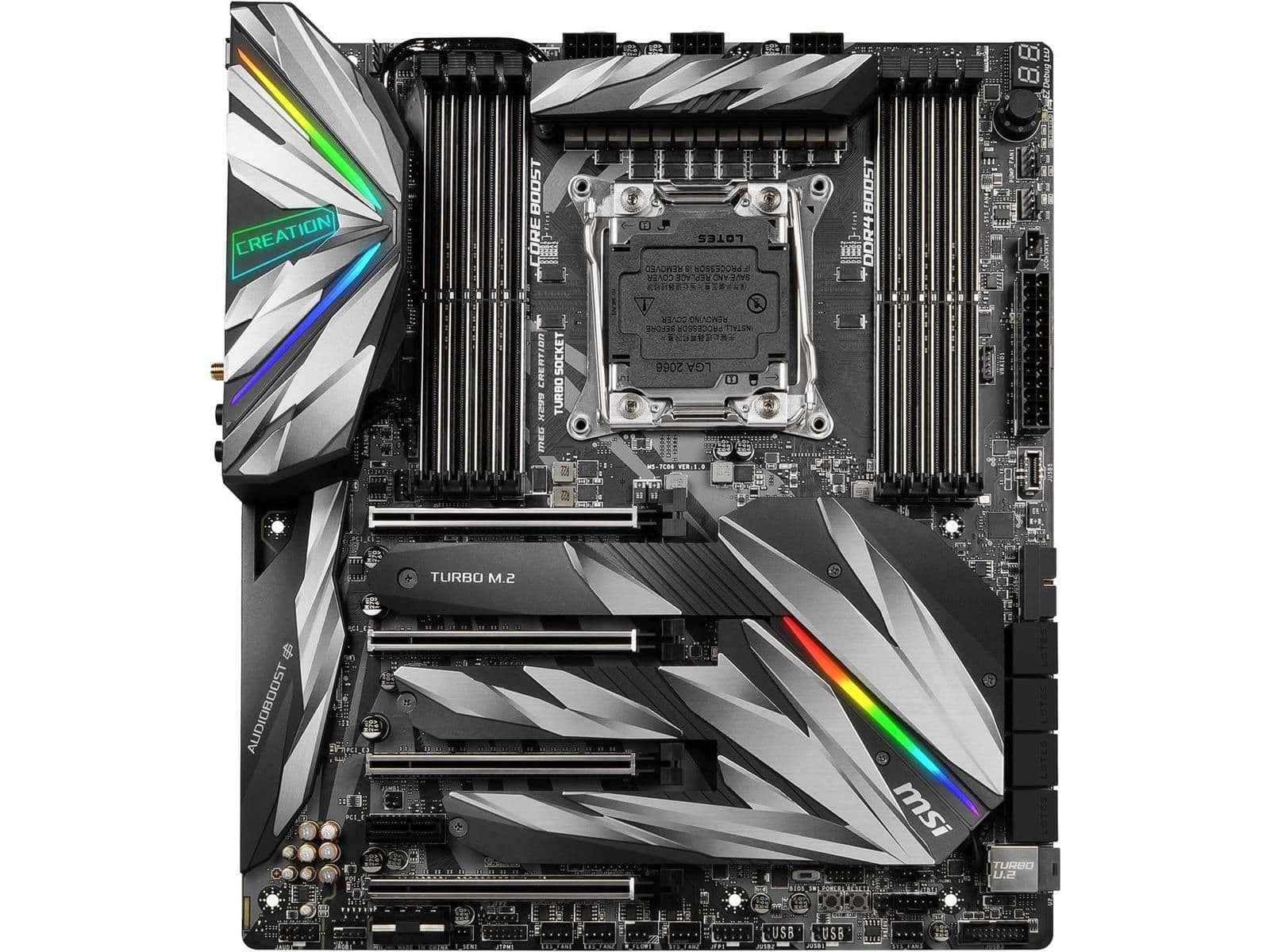 MSI X299 MEG X299 CREATION LGA2066 DDR4 EATX image