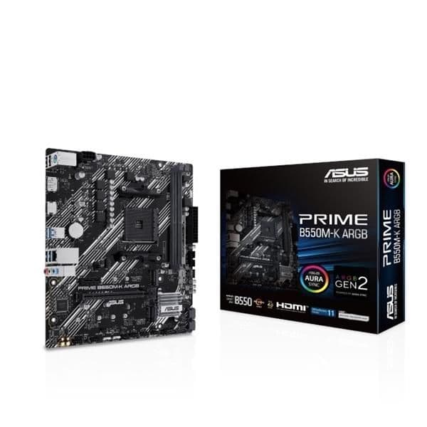Asus B550 PRIME M-K ARGB DDR4 Micro ATX main image