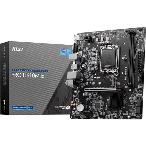 MSI H610 PRO H610M-E LGA1700 DDR5 Micro ATX main image