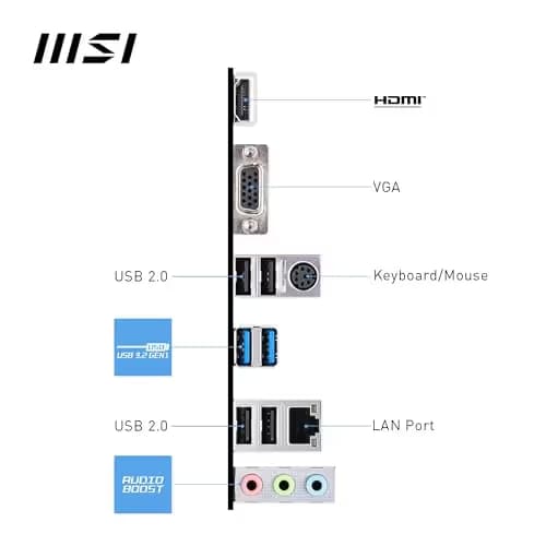 MSI H610 PRO H610M-E LGA1700 DDR5 Micro ATX image
