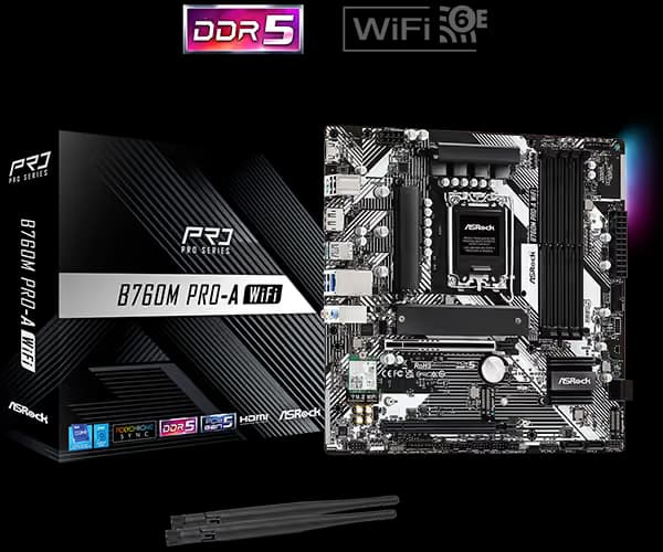 ASRock B760M Pro-A WiFi DDR5 Micro ATX image