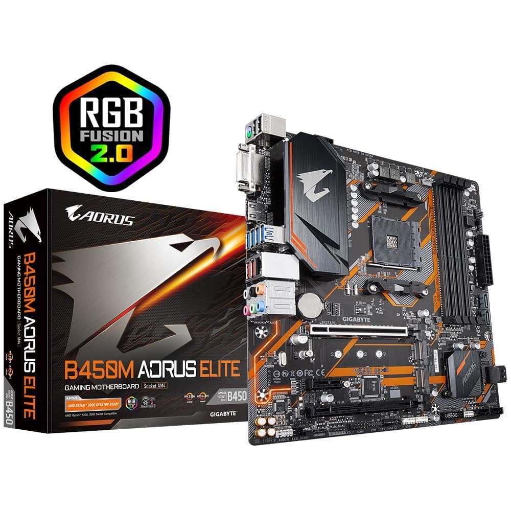 Gigabyte B450M AORUS ELITE DDR4 Micro ATX image