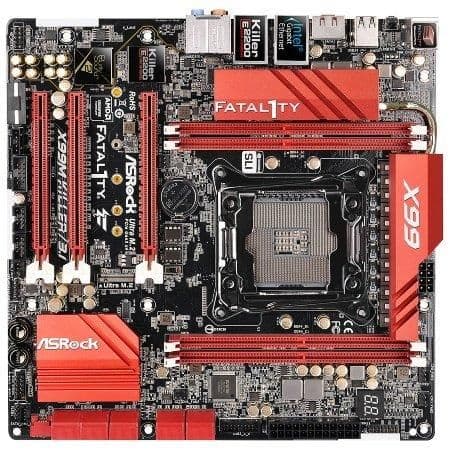ASRock X99 Fatal1ty X99M Killer/3.1 LGA2011-3 DDR4 Micro ATX image