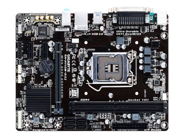Gigabyte H110 GA-H110M-DS2 LGA1151 DDR4 Micro ATX image