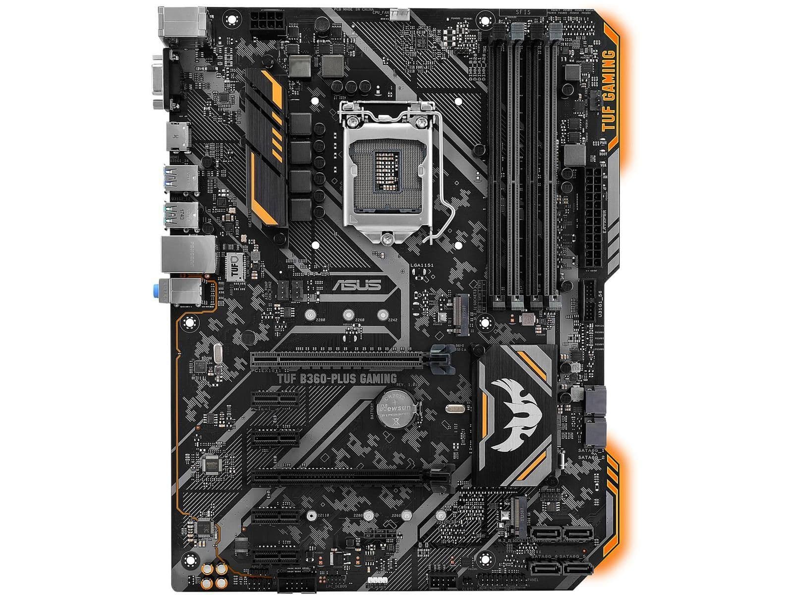 ASUS B360 TUF PLUS GAMING DDR4 ATX main image