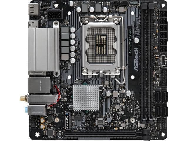 ASRock B660 M-ITX/ac DDR4 Mini ITX image