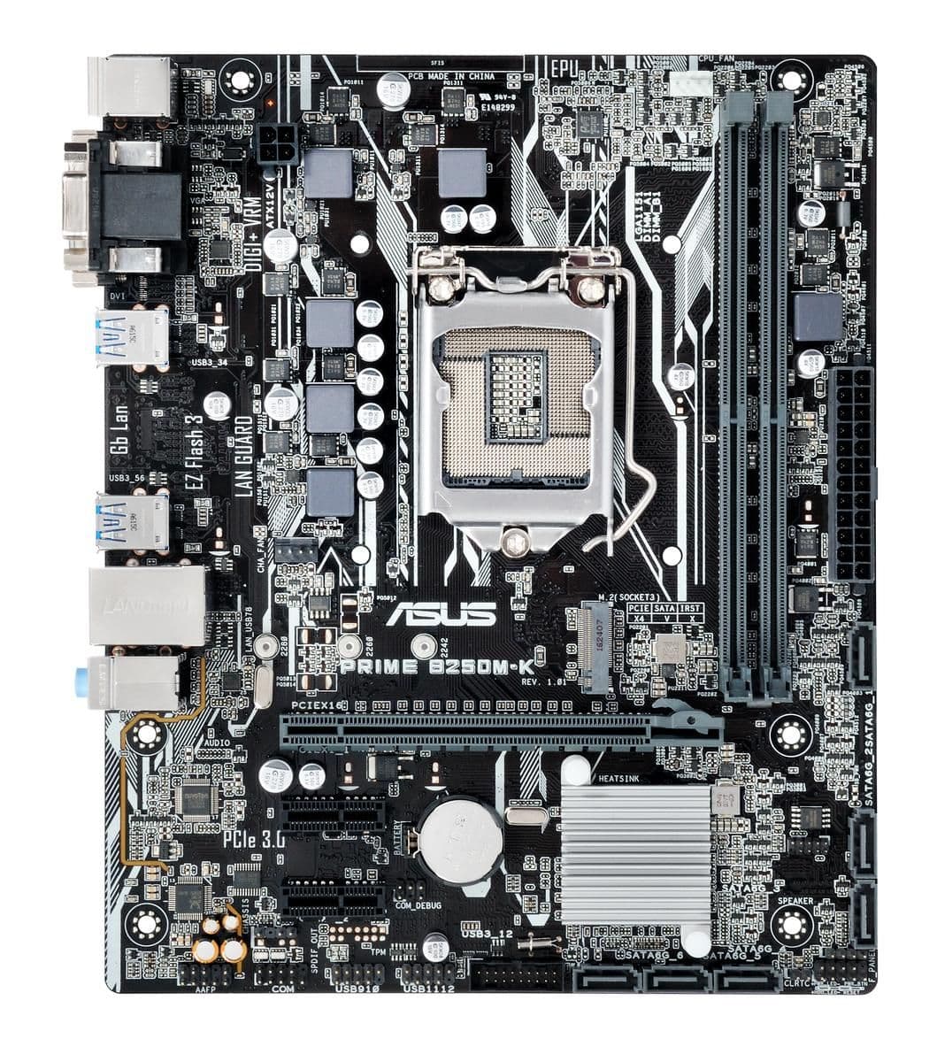Asus B250 PRIME B250M-K LGA1151 DDR4 Micro ATX main image