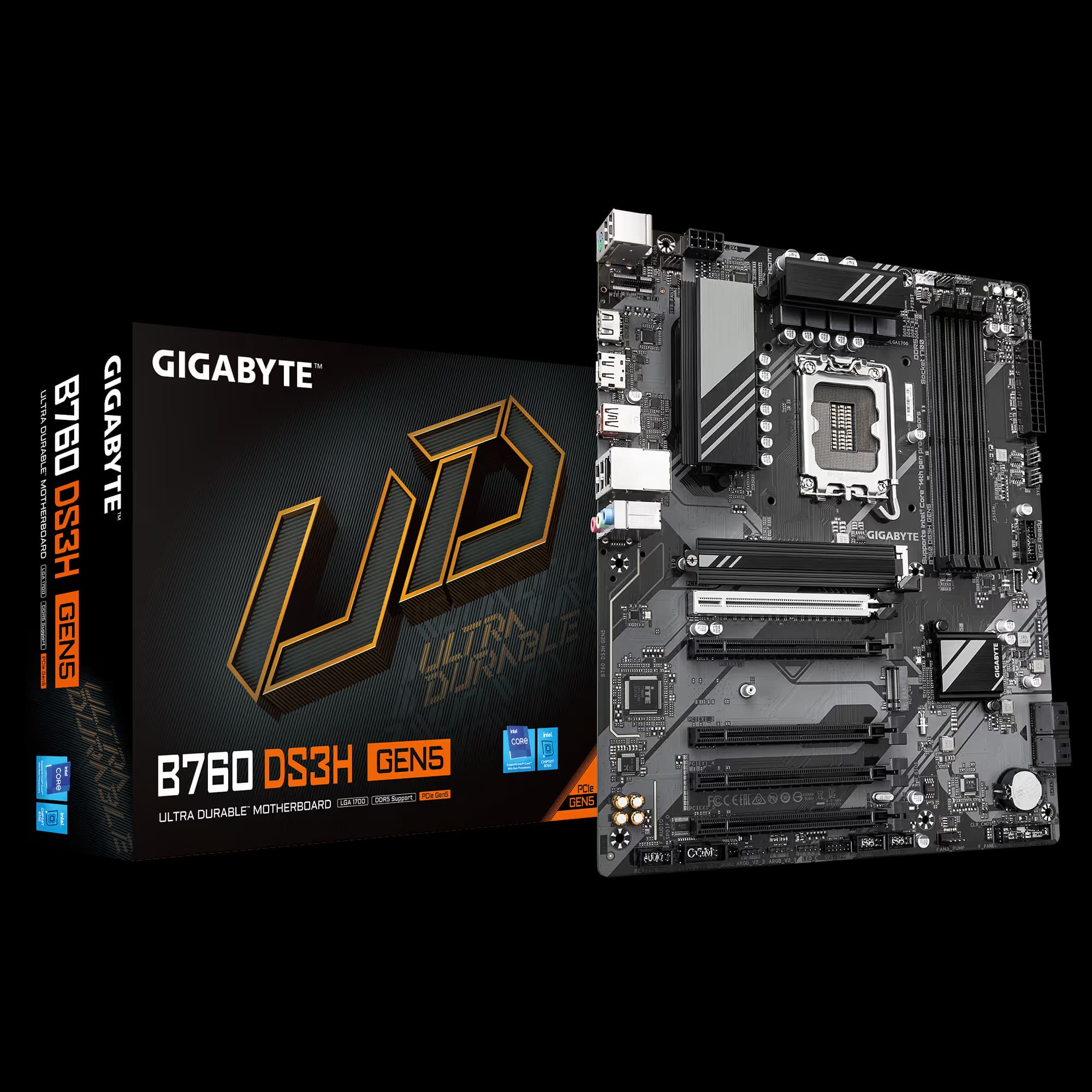 Gigabyte B760 DS3H LGA1700 DDR5 GEN5 ATX image