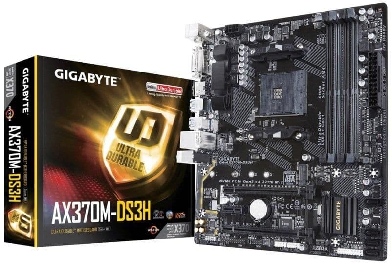 Gigabyte X370 GA-AX370M-DS3H AM4 DDR4 Micro ATX image