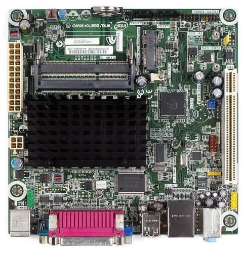Intel NM10 D525MW Atom D525 DDR3 Mini ITX image