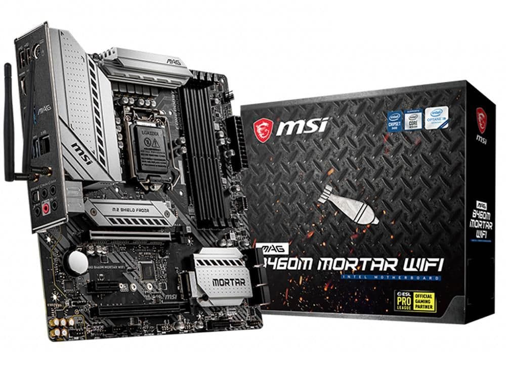 MSI B460M MAG MORTAR WIFI DDR4 Micro ATX image