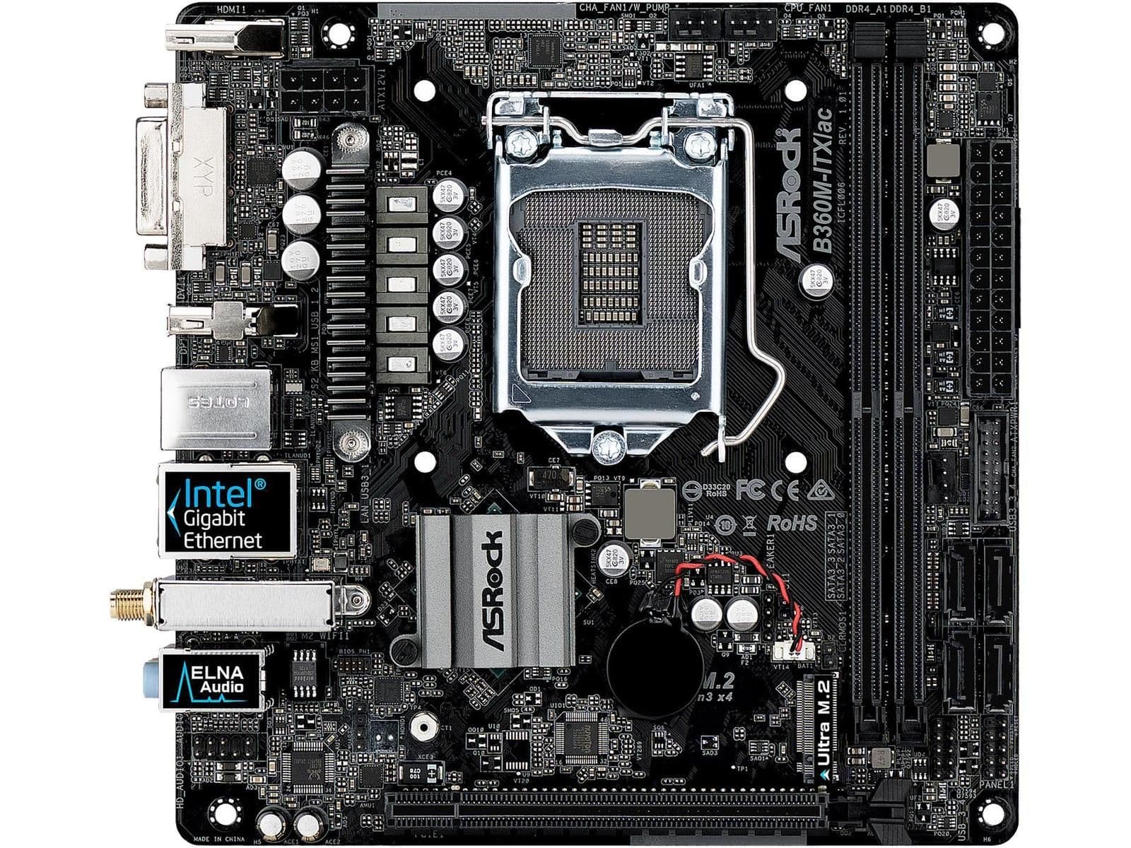 ASRock B360M ITX/ac DDR4 Mini ITX main image